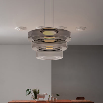 Levels Series Eclectic Crystal Pendant Light