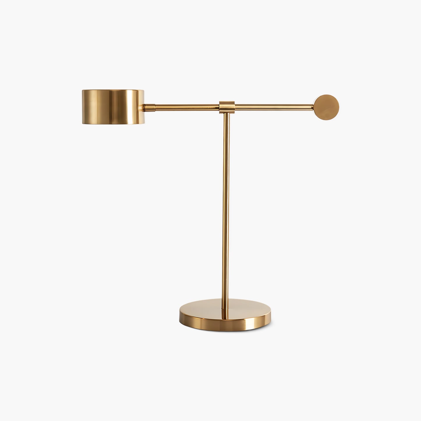 Lever Office Eclectic Metal Table Light