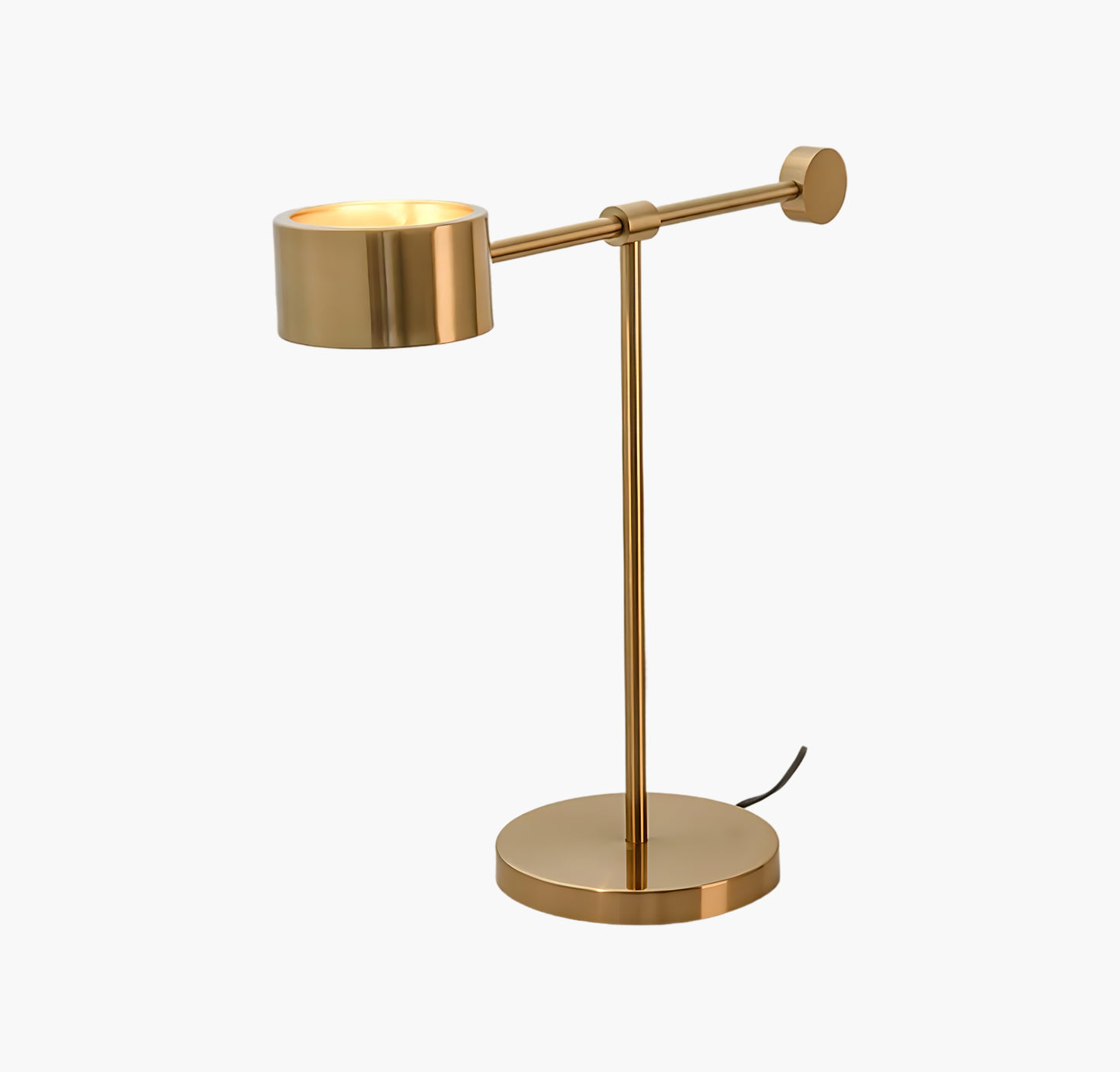 Lever Office Eclectic Metal Table Light