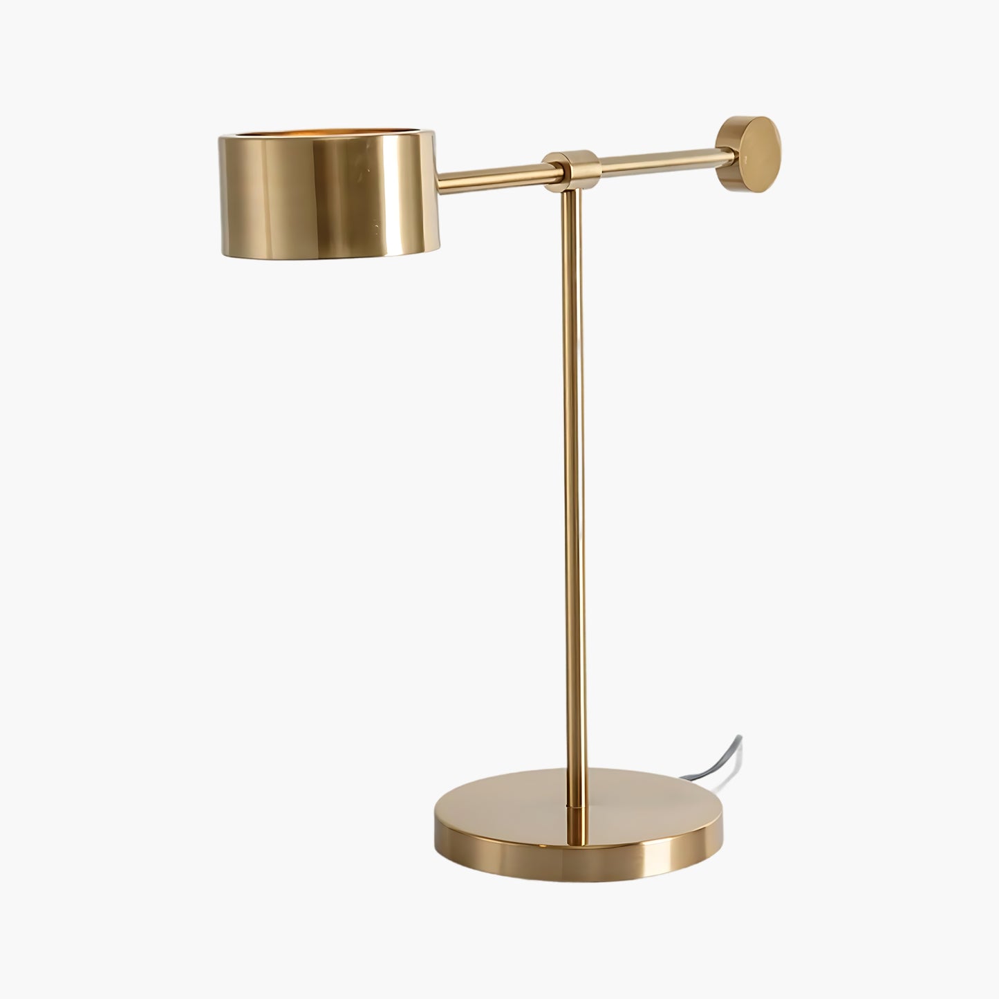 Lever Office Eclectic Metal Table Light