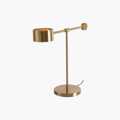 Lever Office Eclectic Metal Table Light