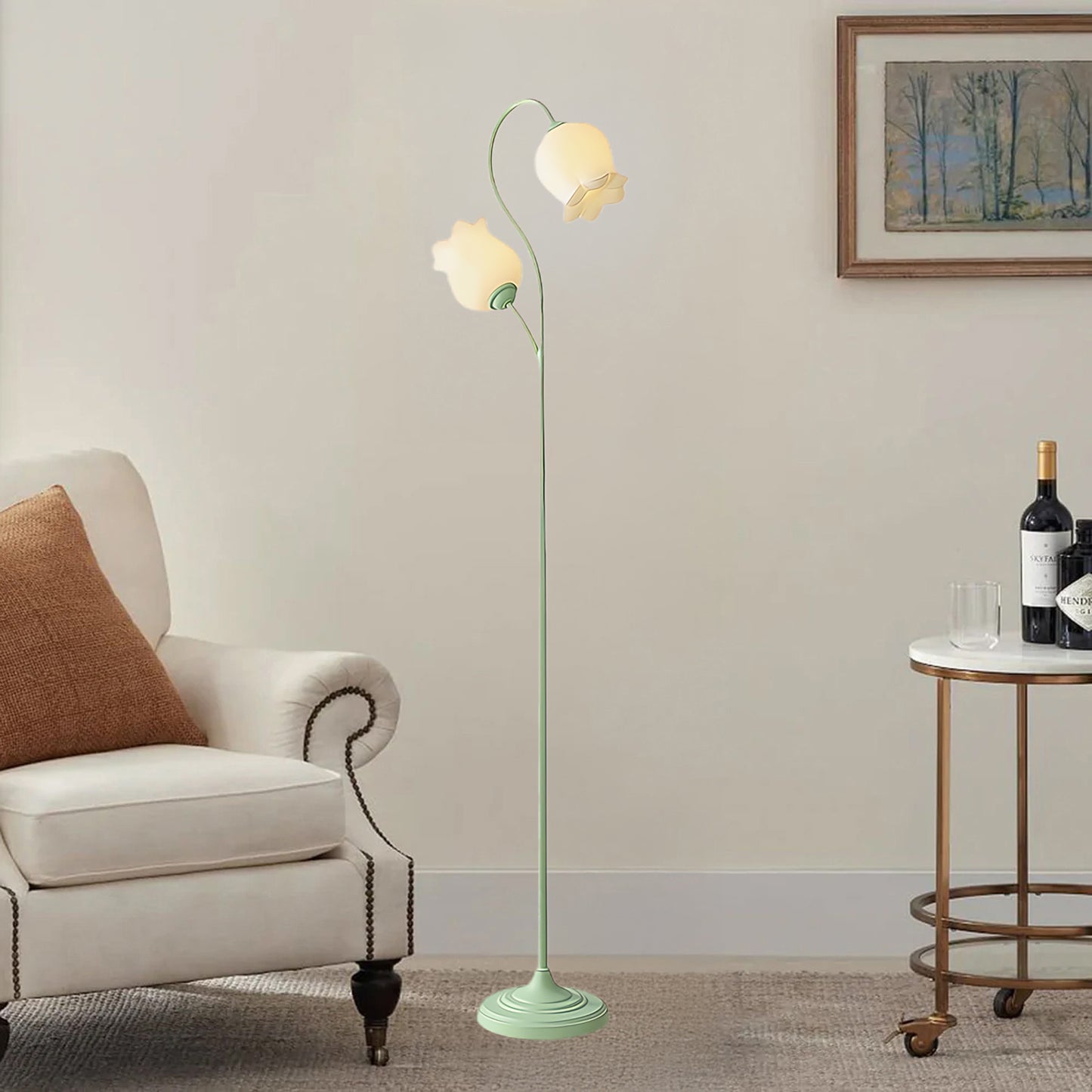 Lilium Vintage Metal Floor Lamp