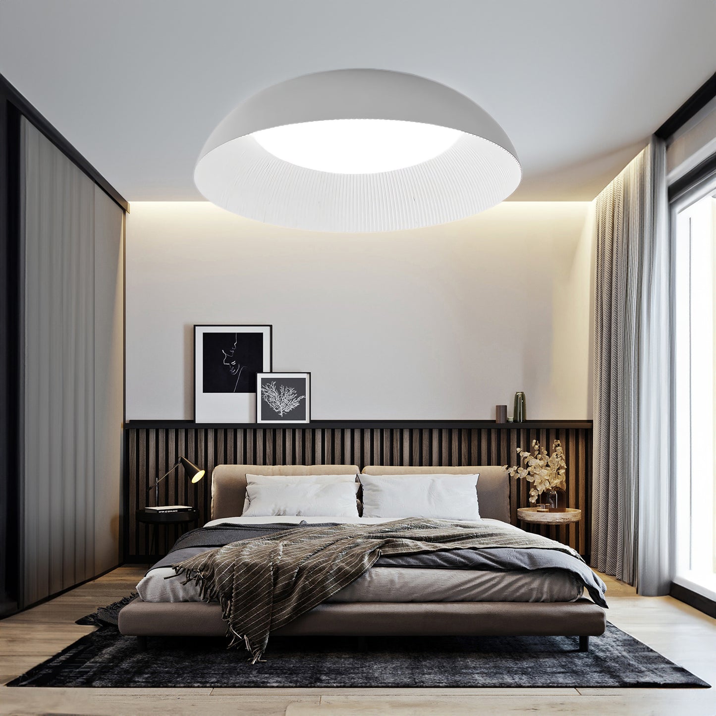 Lindby Juliven LED Classic Metal Ceiling Light