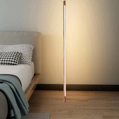 Line Assist Ambience Contemporary Wood Floor Lamp