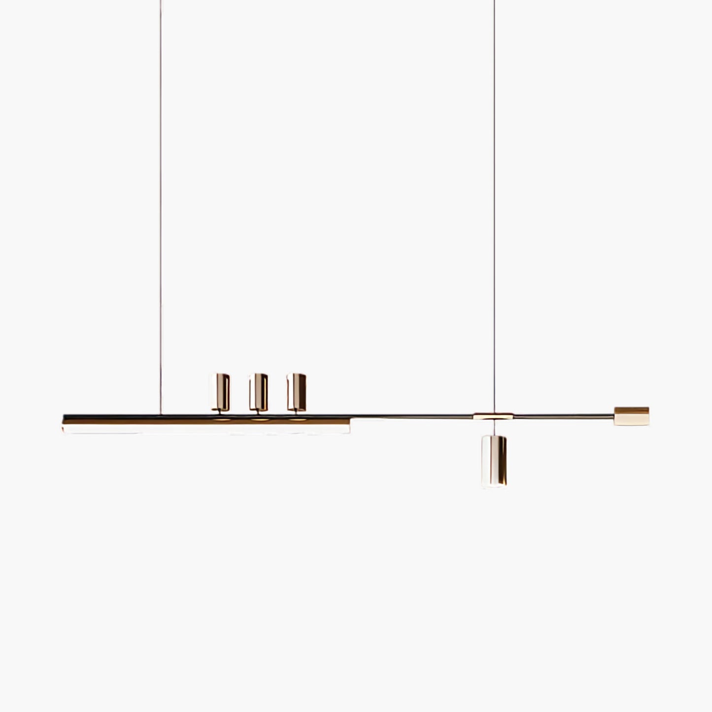 Linear Island Modern Metal Pendant Lamp