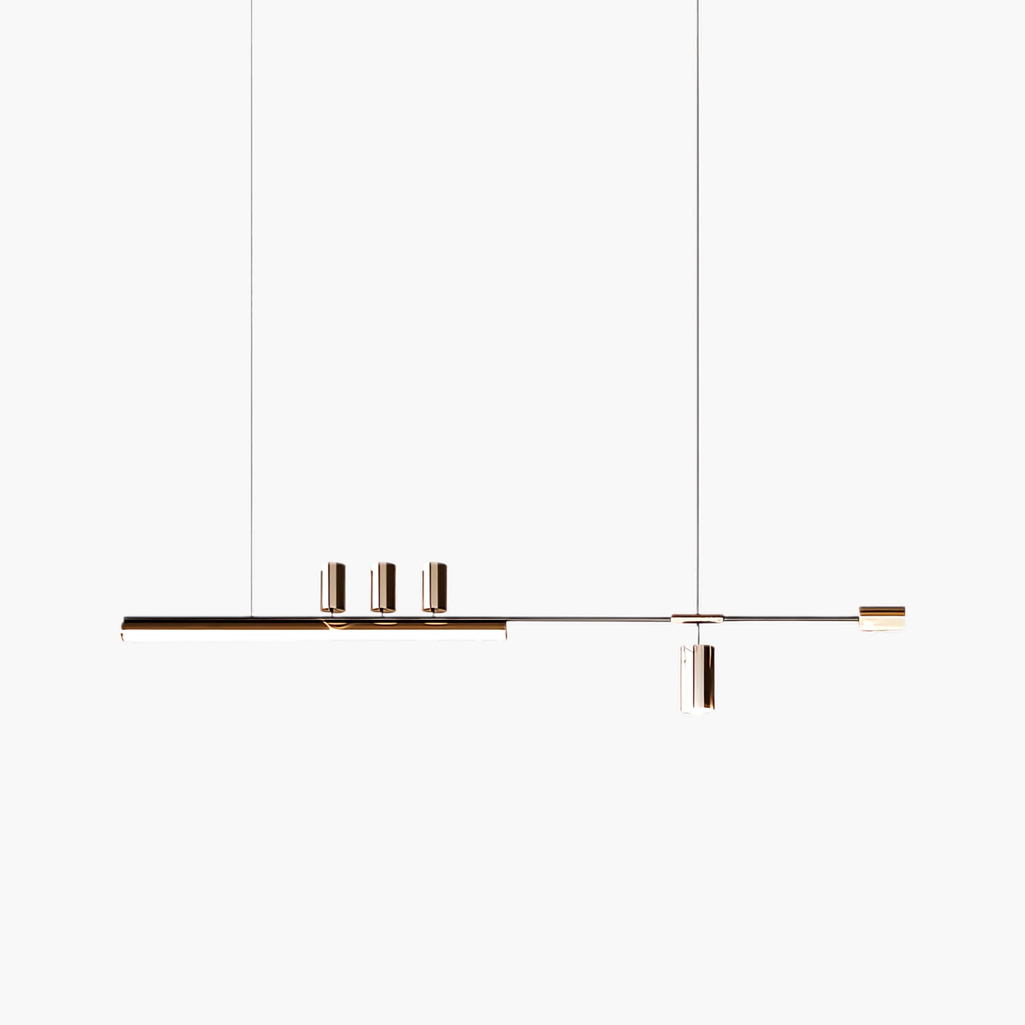 Linear Island Modern Metal Pendant Lamp