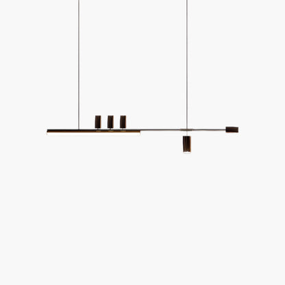 Linear Island Modern Metal Pendant Lamp