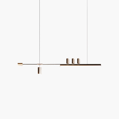 Linear Island Modern Metal Pendant Lamp