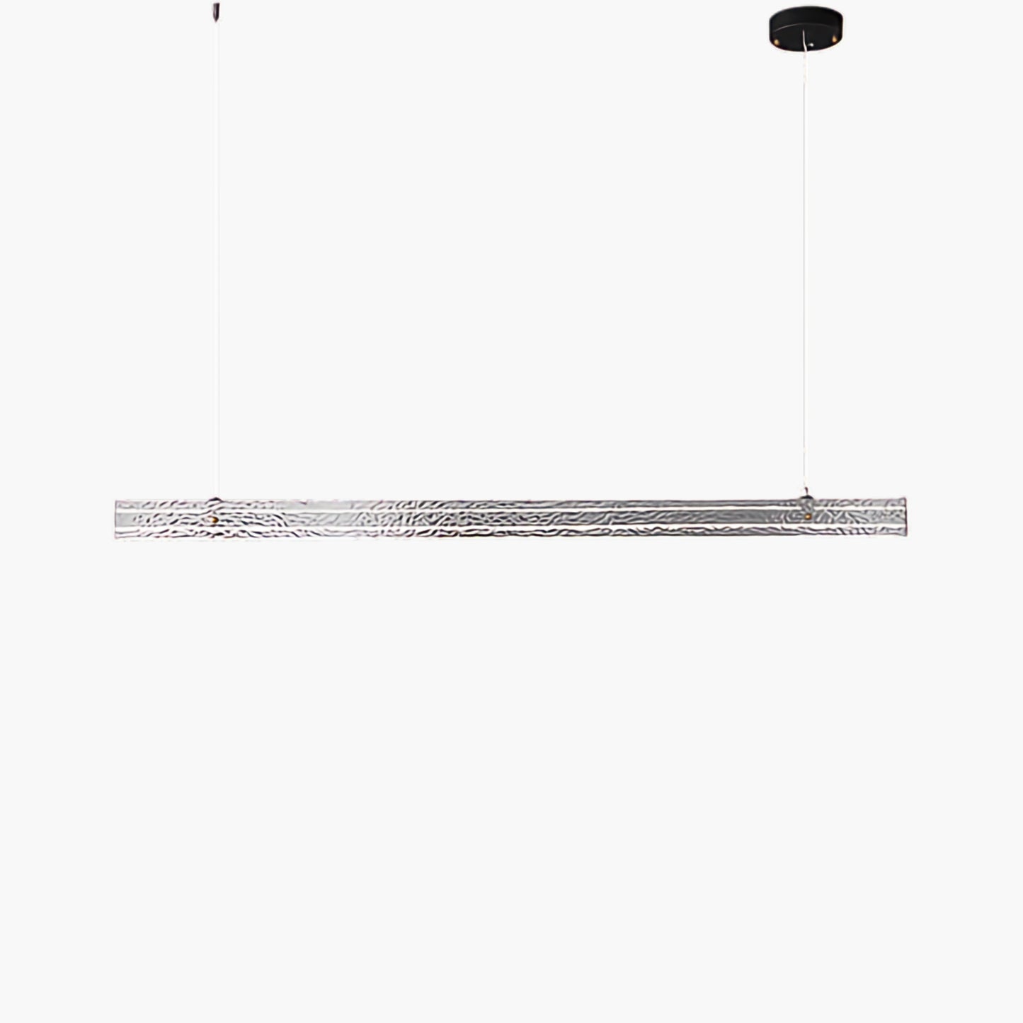 Linear Ribbon Island Modern Crystal Pendant Light