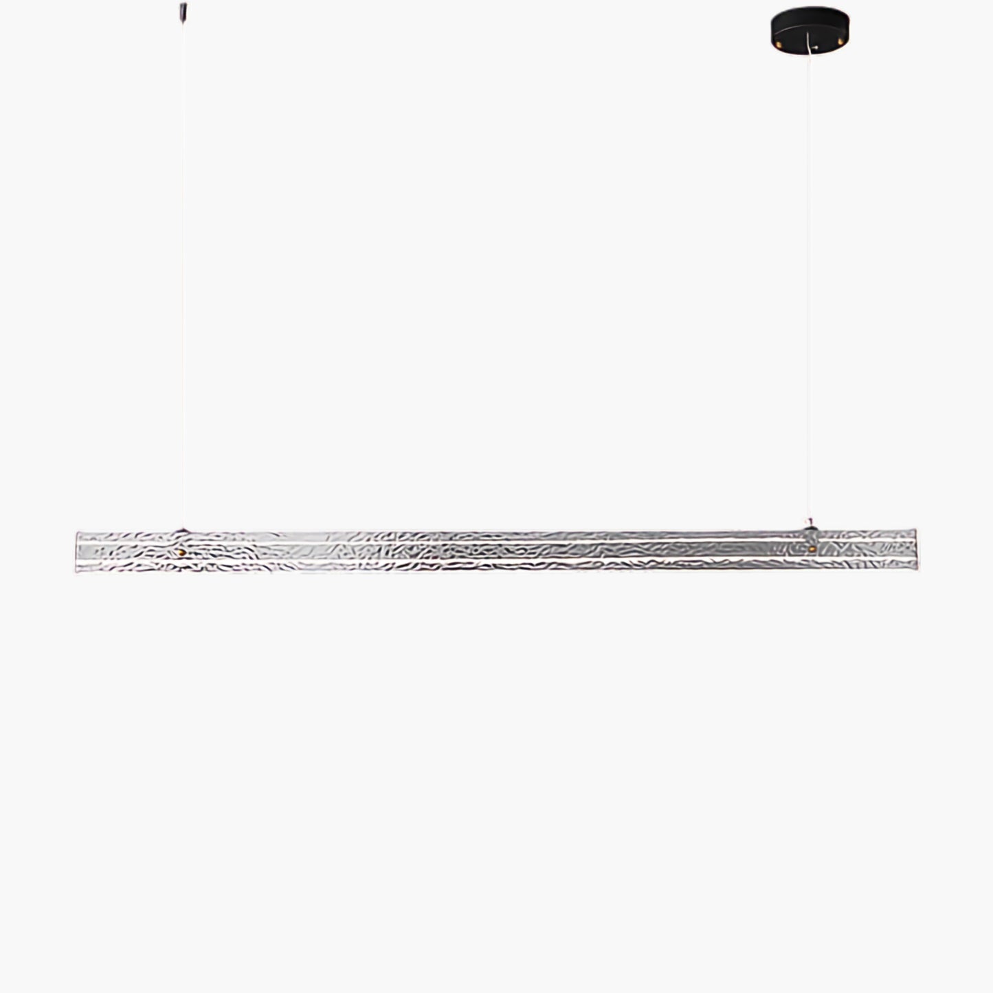 Linear Ribbon Island Modern Crystal Pendant Light