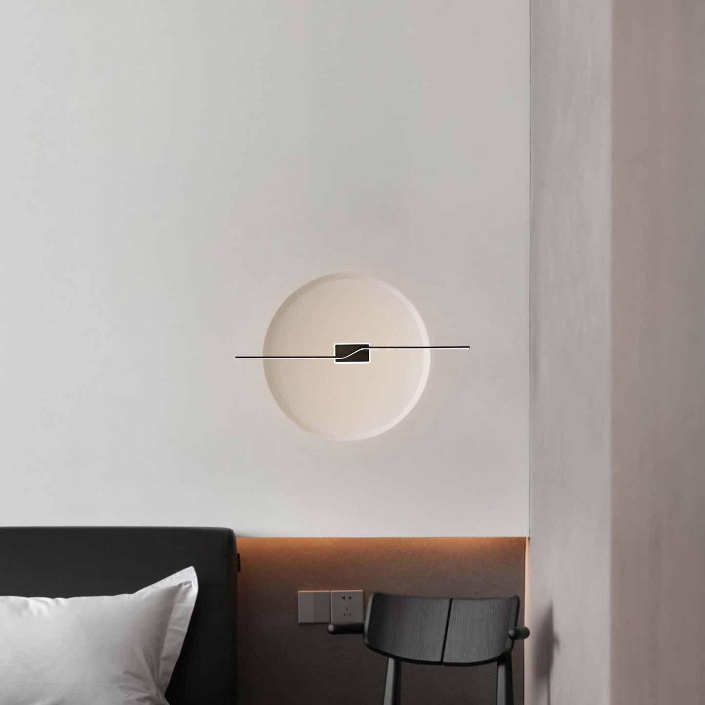 Linear Strip Minimalist Brass Wall Light