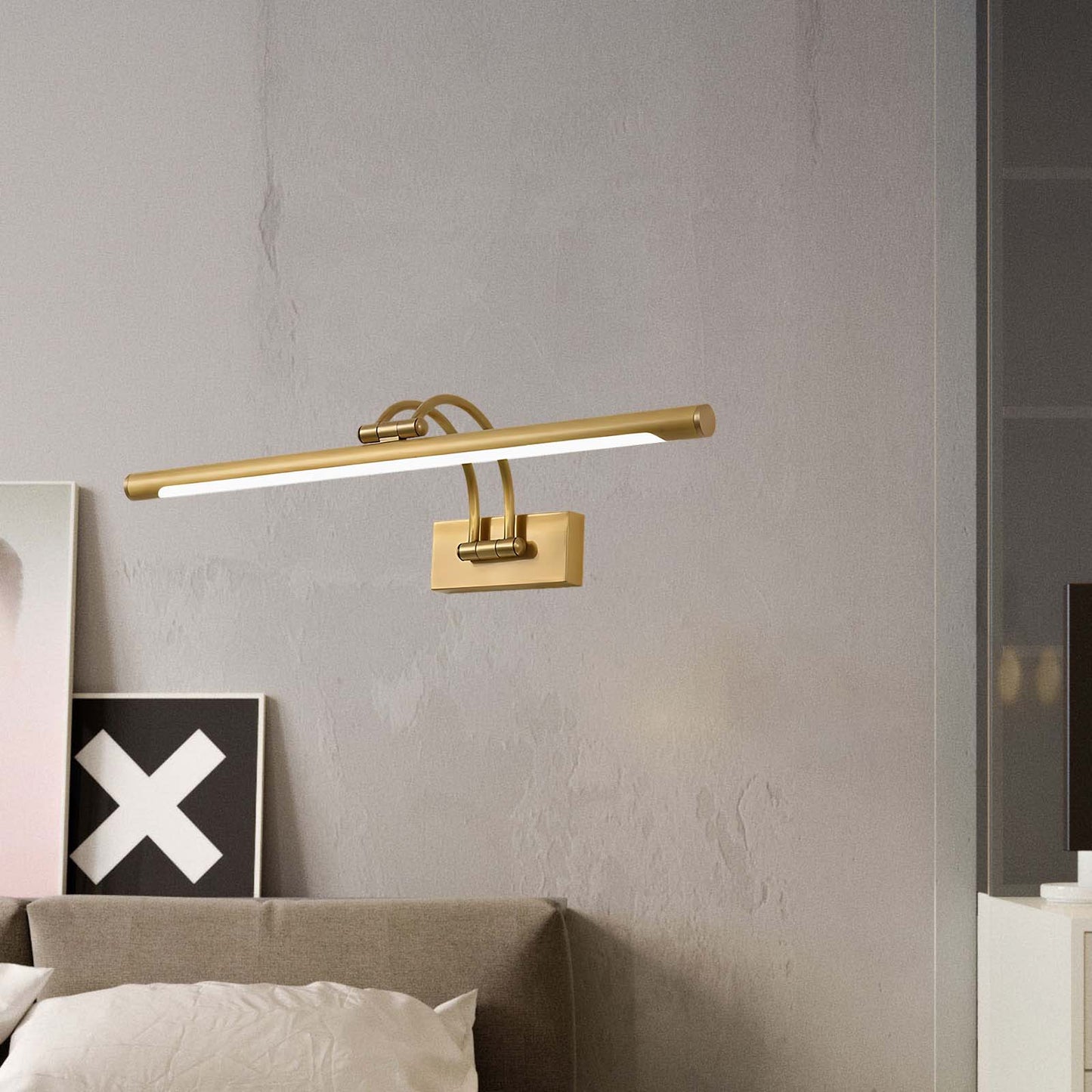 Linear Vanity Minimalist Metal Wall Light