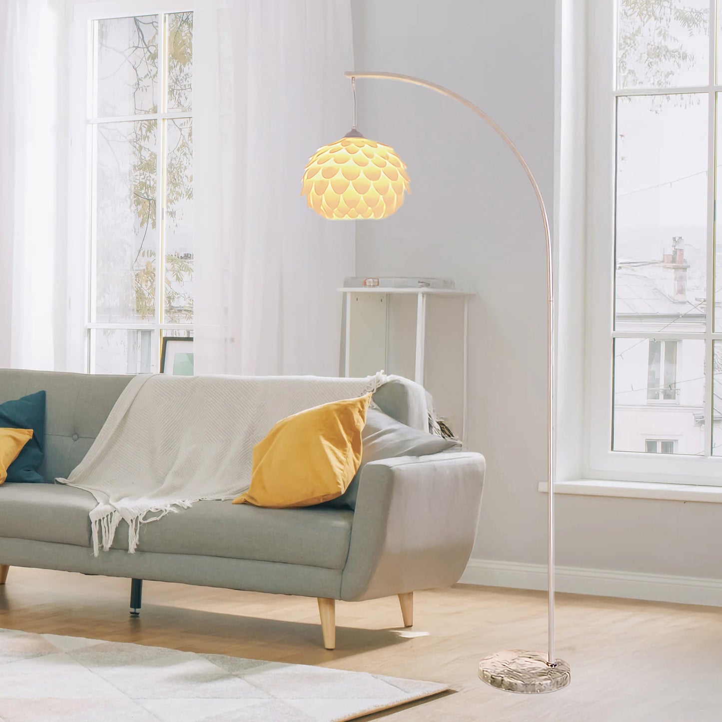 Linterna Arch Modern Metal Floor Lamp