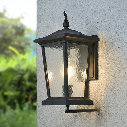 Lodge Birdcage Outdoor Vintage Crystal Wall Lamp