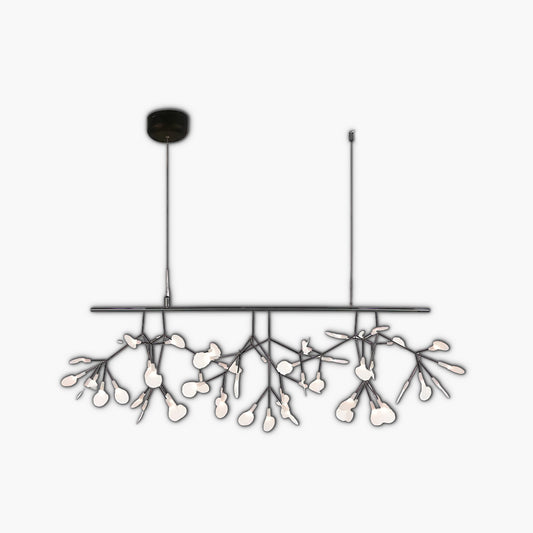 Long Style Firefly LED Eclectic Metal Chandelier