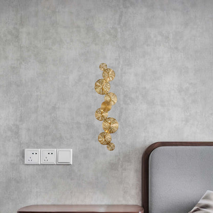 Lotus Leaf Modern Brass Wall Sconce