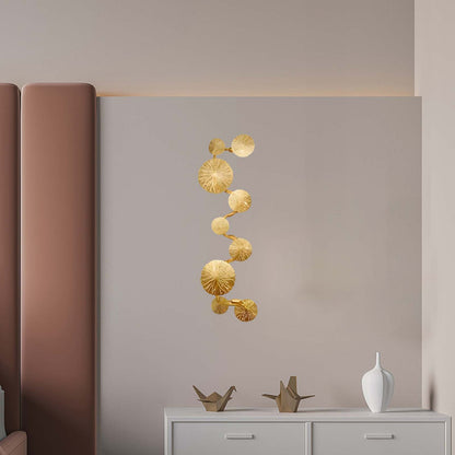 Lotus Leaf Modern Brass Wall Sconce