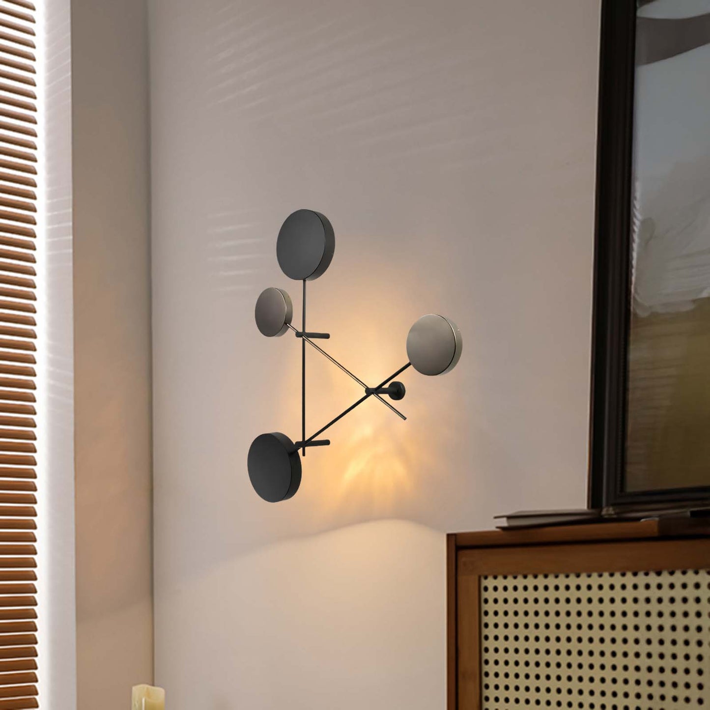 Lride Eclectic Metal Wall Lamp