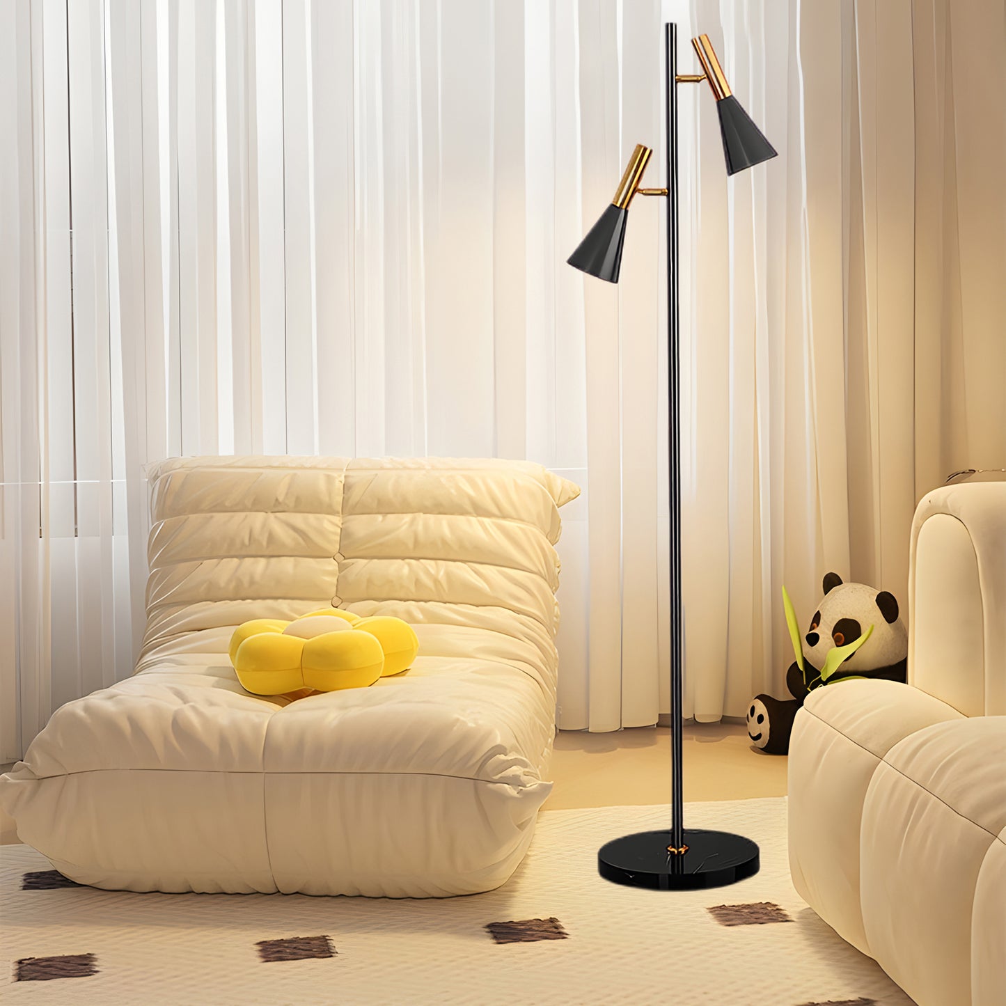 Lron Mouth Luxury Metal Floor Lamp