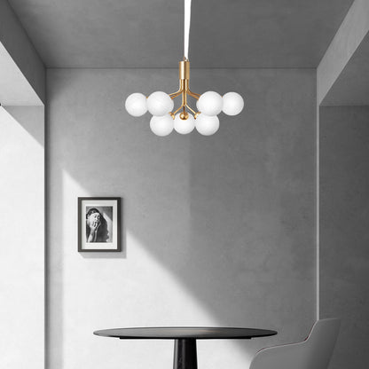 Lumiflora Minimalist Crystal Chandelier