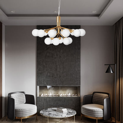 Lumiflora Minimalist Crystal Chandelier