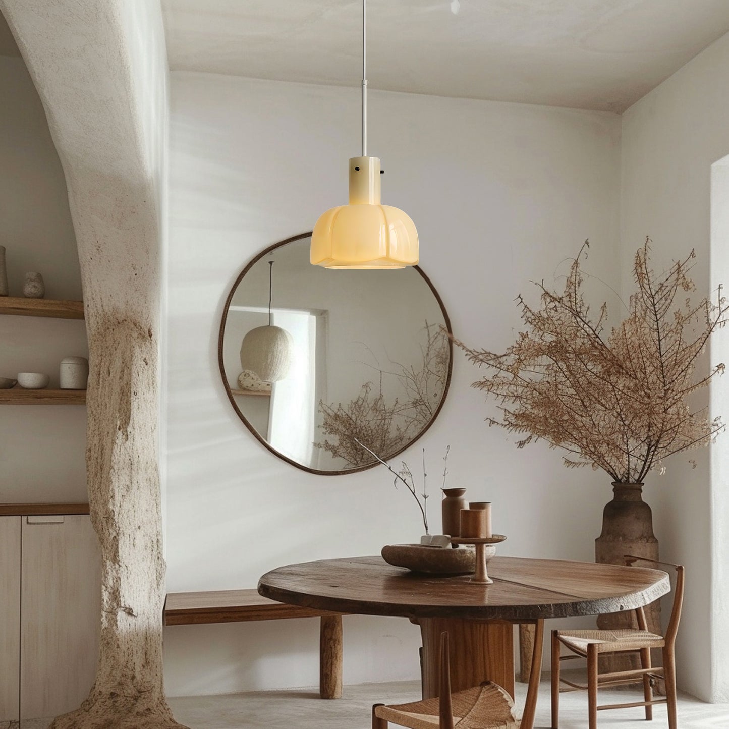 Lumina Petal Minimalist Crystal Pendant Light