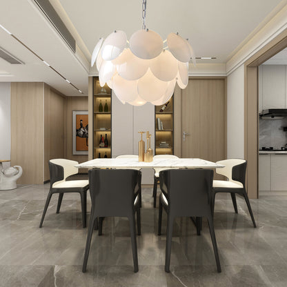 Luminous Petal Modern Crystal Chandelier