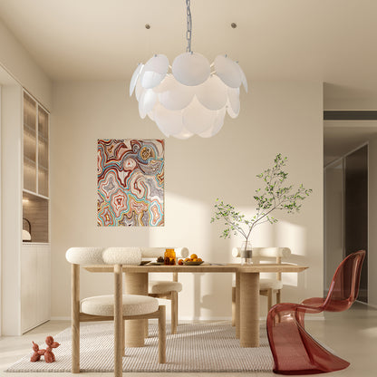 Luminous Petal Modern Crystal Chandelier