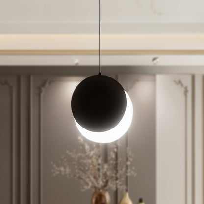 Lunar Eclipse Eclectic Metal Pendant Light