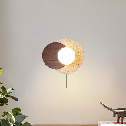 Lunar Eclipse Plug-in Modern Crystal Wall Lamp