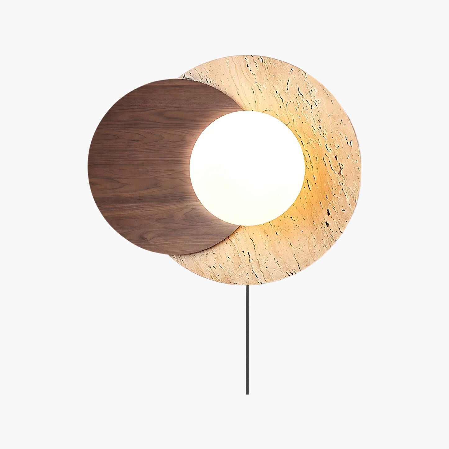 Lunar Eclipse Plug-in Modern Crystal Wall Lamp