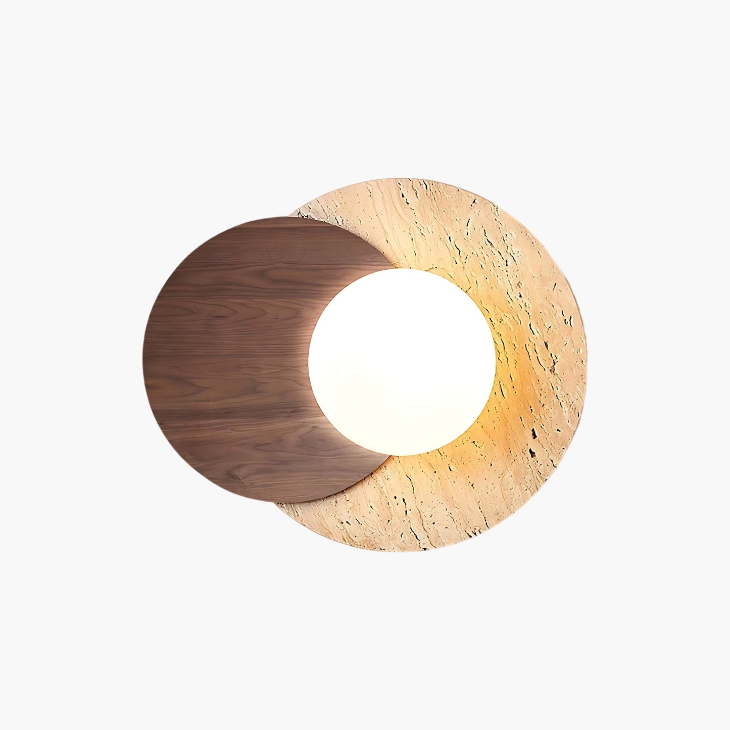 Lunar Eclipse Contemporary Crystal Wall Lamp