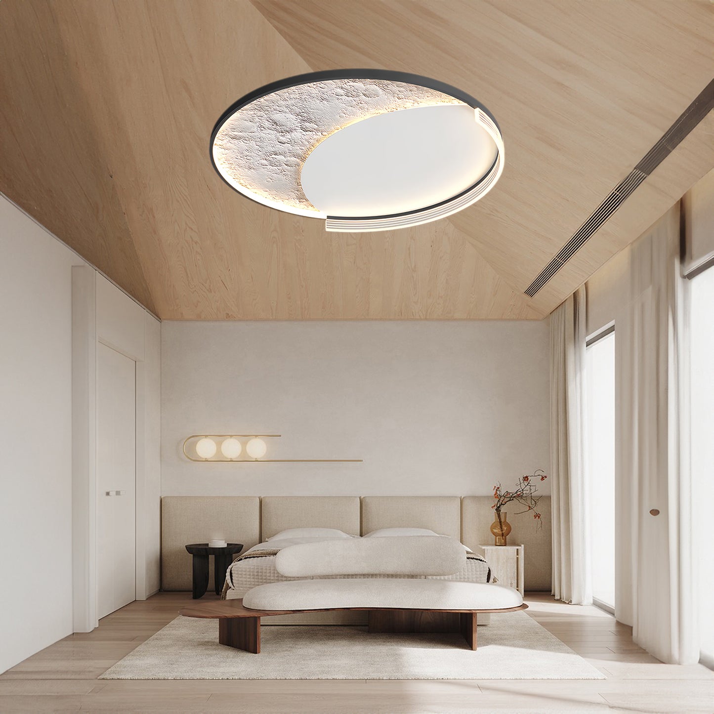 Lunar Led Modern Aluminum Ceiling Lamp