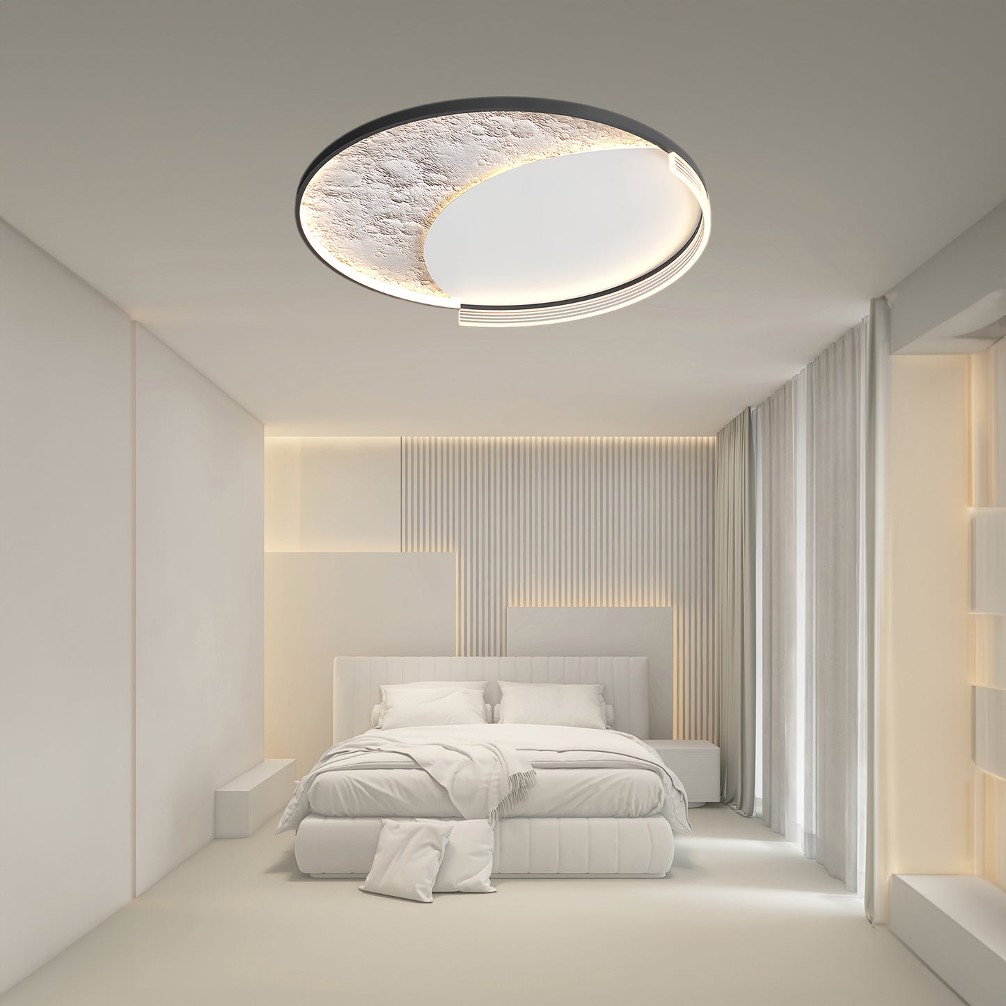 Lunar Led Modern Aluminum Ceiling Lamp