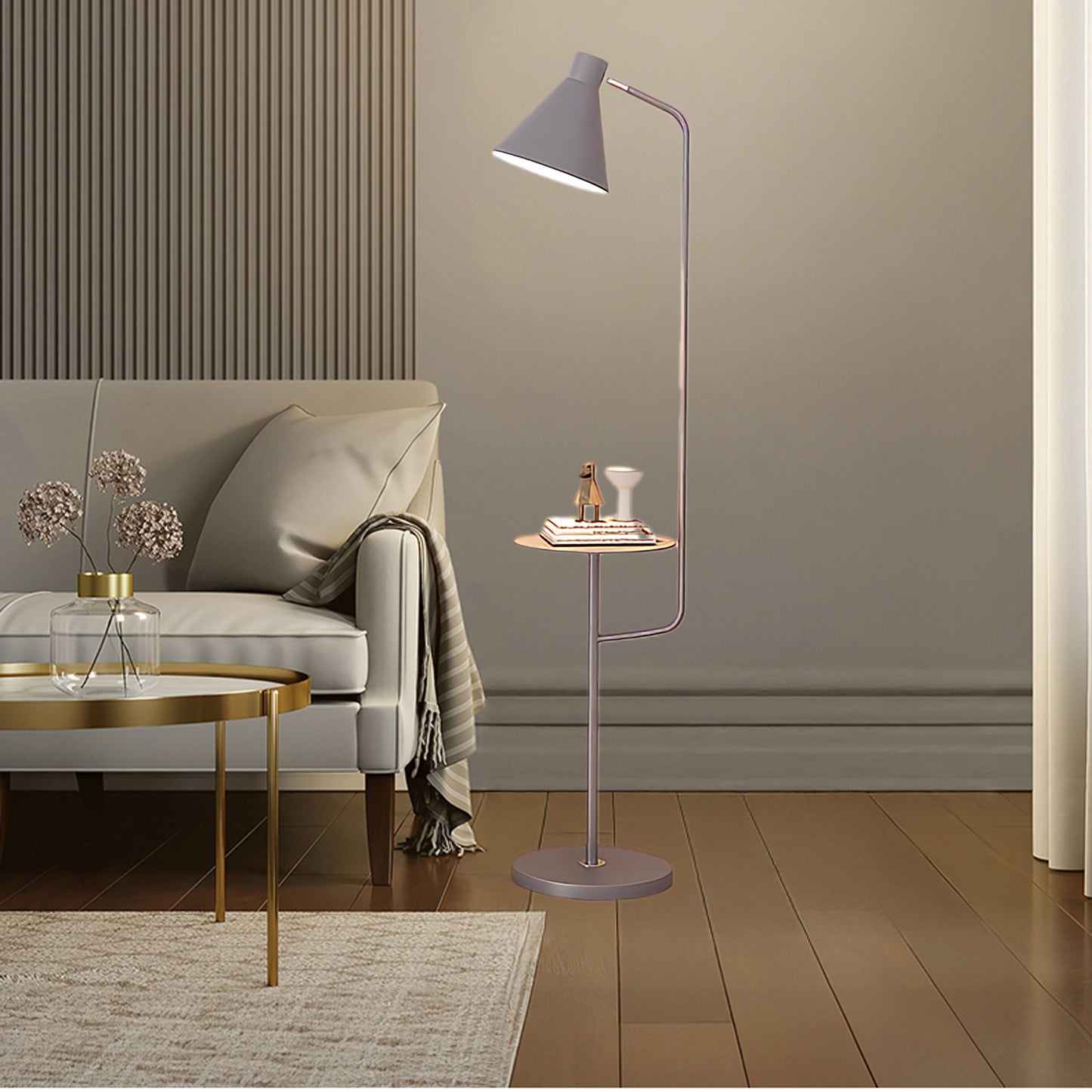 Macaroon Eclectic Metal Floor Lamp