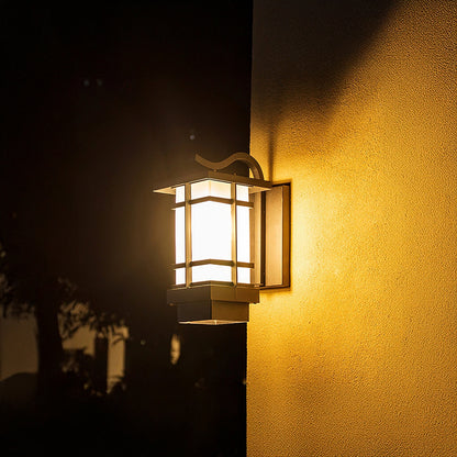 Madison Lantern Outdoor Traditional Crystal Wall Lamp