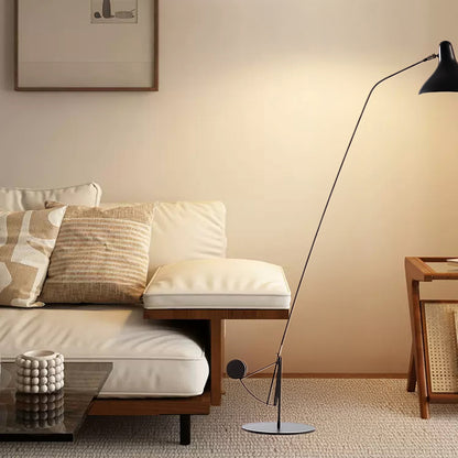 Mantis Arm Eclectic Metal Floor Lamp