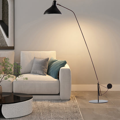 Mantis Arm Eclectic Metal Floor Lamp