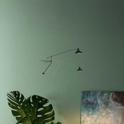 Mantis Arm Eclectic Metal Wall Lamp