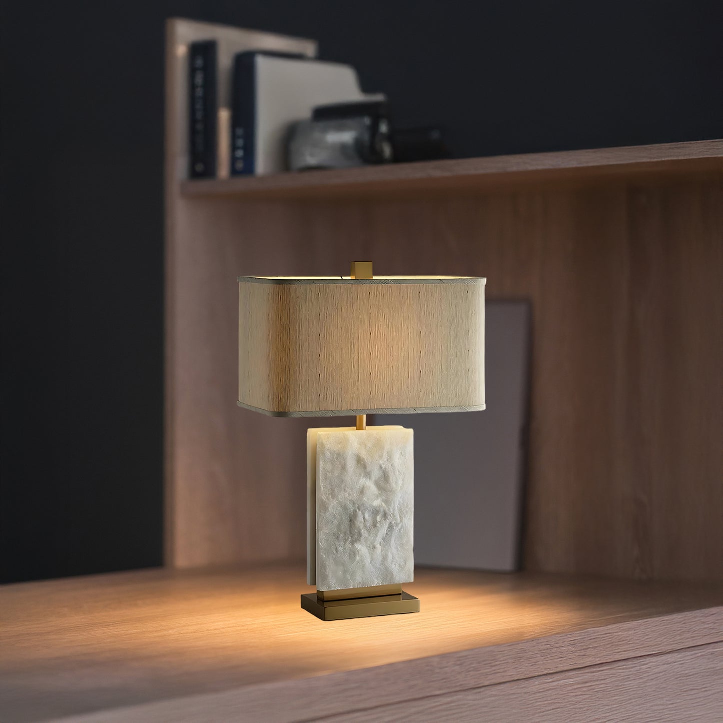 Marbi Eclectic Metal Table Lamp