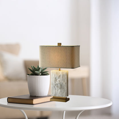 Marbi Eclectic Metal Table Lamp