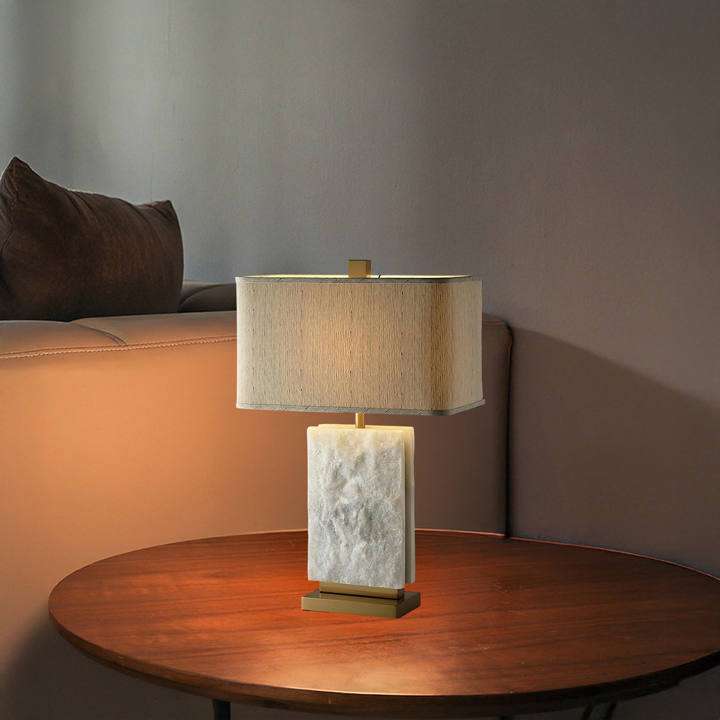 Marbi Eclectic Metal Table Lamp