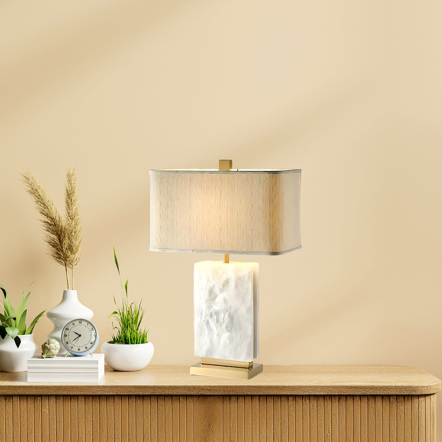 Marbi Eclectic Metal Table Lamp