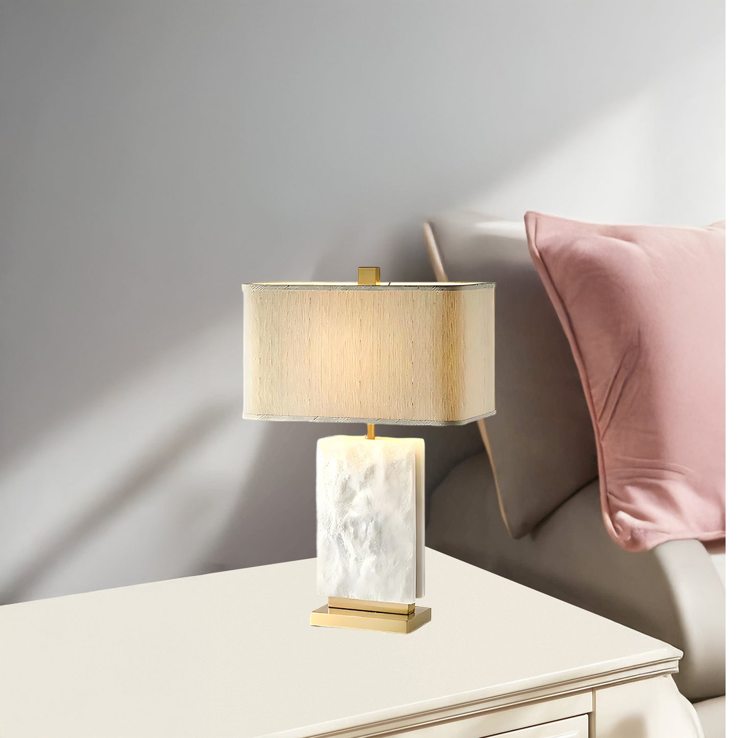 Marbi Eclectic Metal Table Lamp