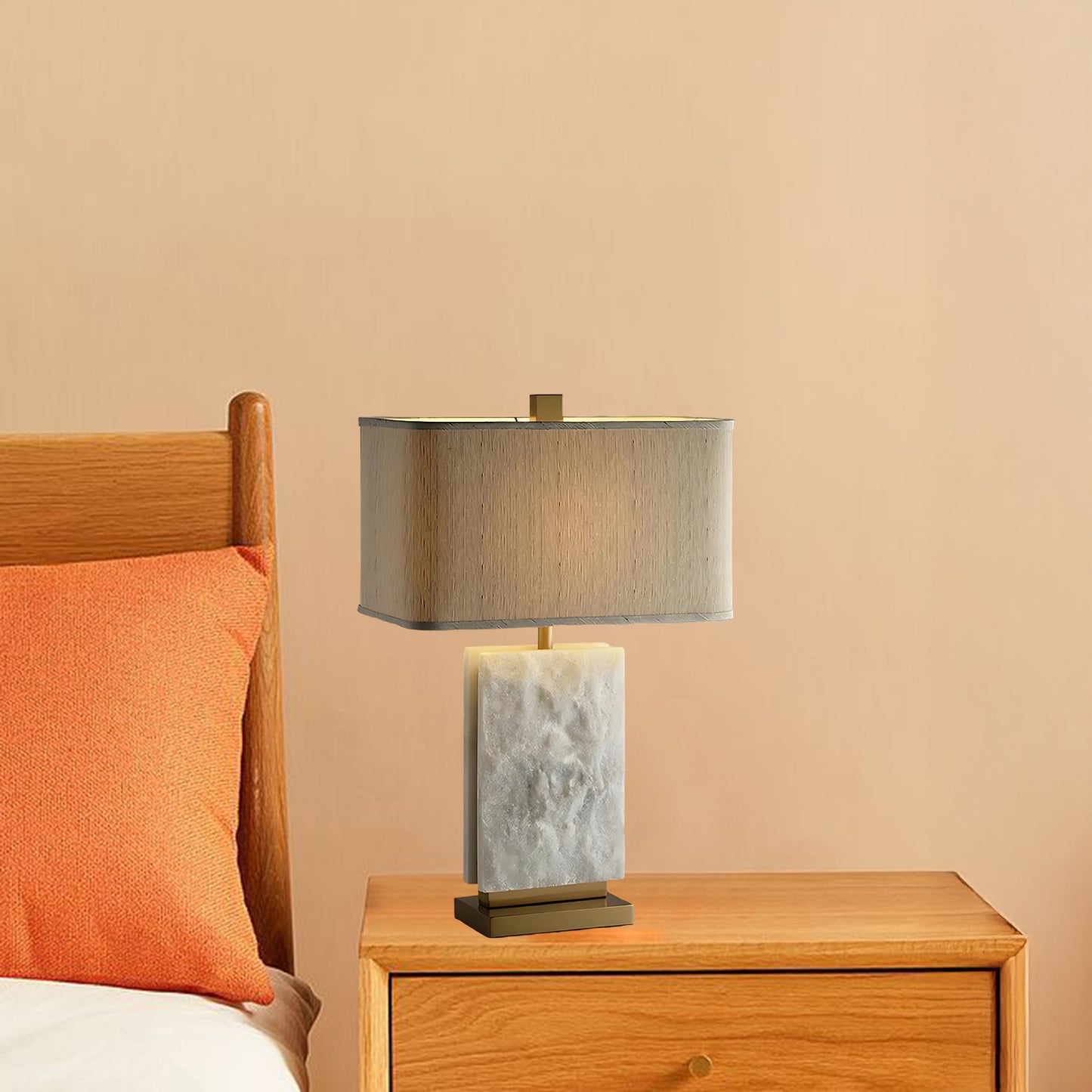 Marbi Eclectic Metal Table Lamp