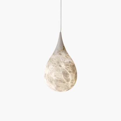 Marble Raindrop Minimalist Metal Pendant Light