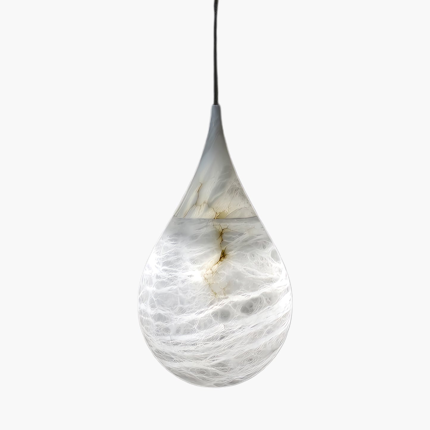 Marble Raindrop Minimalist Metal Pendant Light