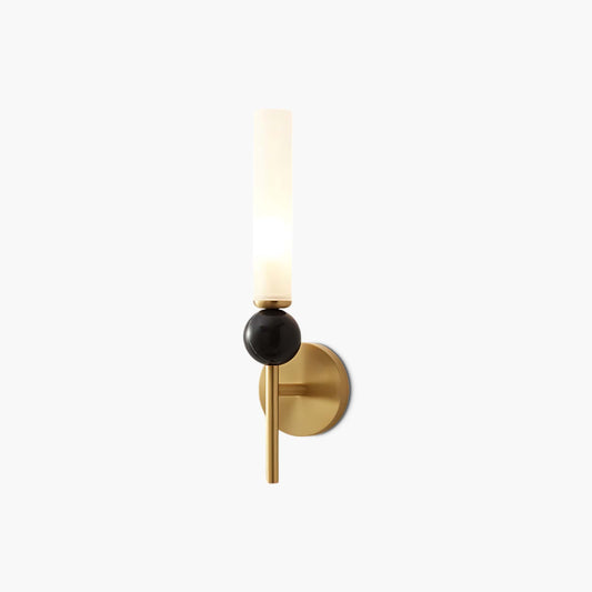 Marble Vertical Modern Brass Wall Lamp