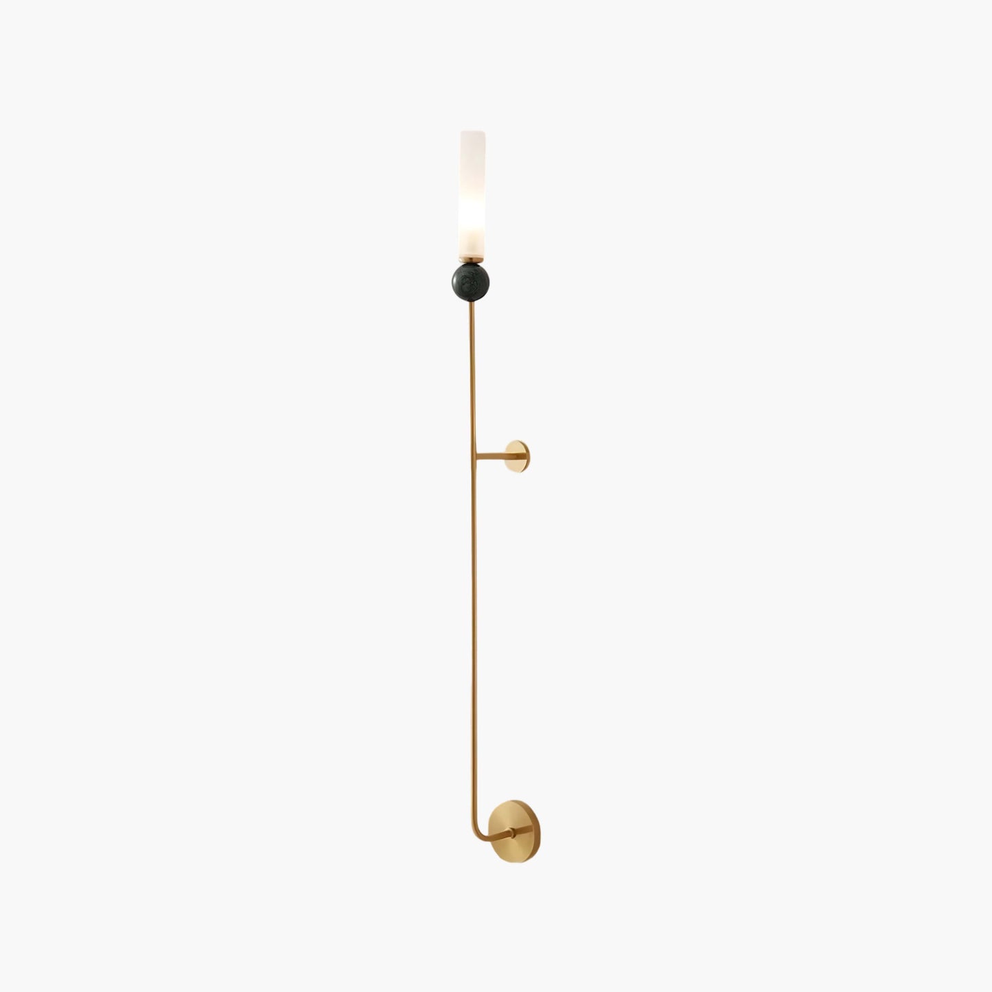 Marble Vertical Modern Brass Wall Lamp