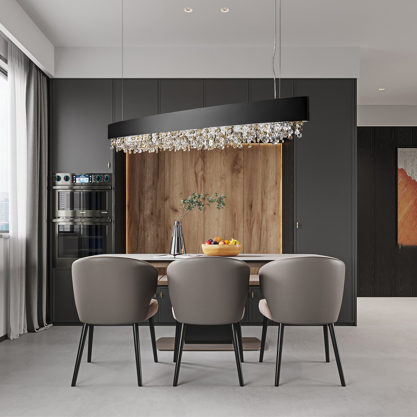 Marilyn Modern Crystal Luxury Metal Pendant Light